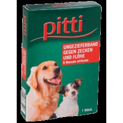 PITTY Ungezieferband für Hunde obroża przeciw pchłą i kleszczą 5 miesięcy ochrony