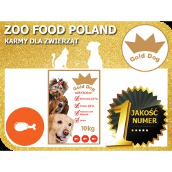 Karma dla psa GOLD DOG 20kg kurczak 25% mięsa HIT