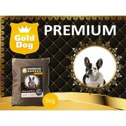Karma GOLD DOG Premium 5kg woło i ryż rasy średnie